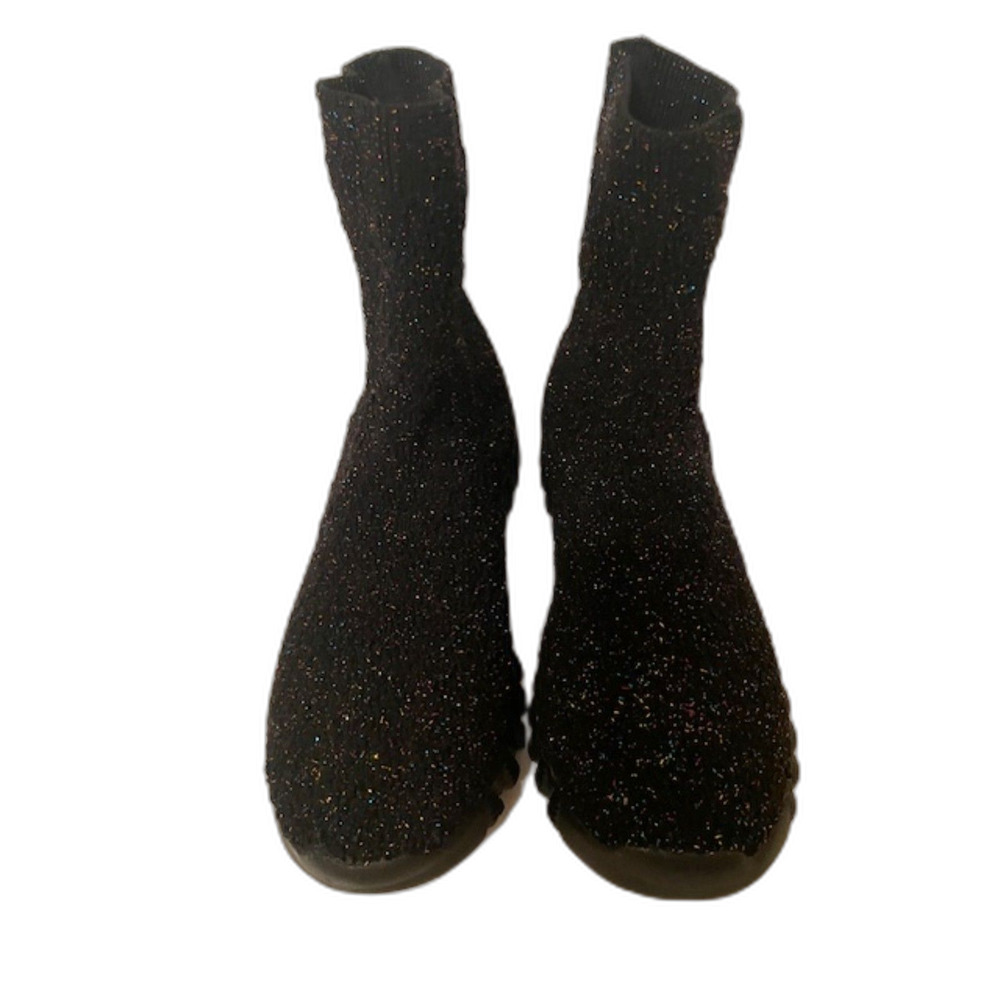 New Bernie Mev Multi-color iridescent  Pull on Sock Bootie Size 39